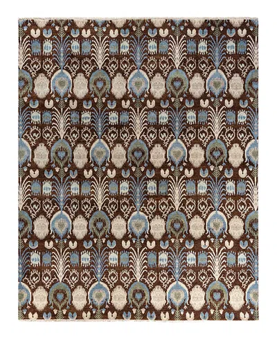 Bloomingdale's Indo Ikat M6036 Area Rug, 8'1 X 10' In Brown