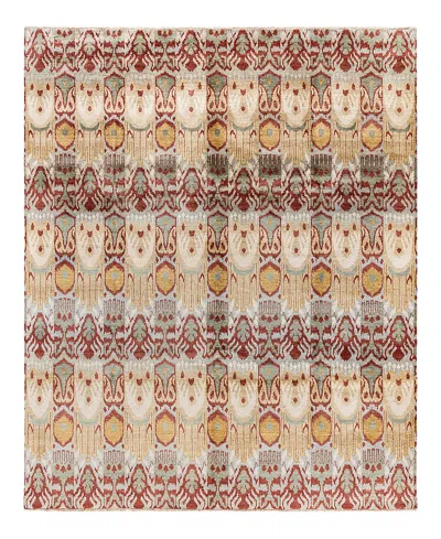 Bloomingdale's Indo Ikat M6036 Area Rug, 8'2 X 9'10 In Gray