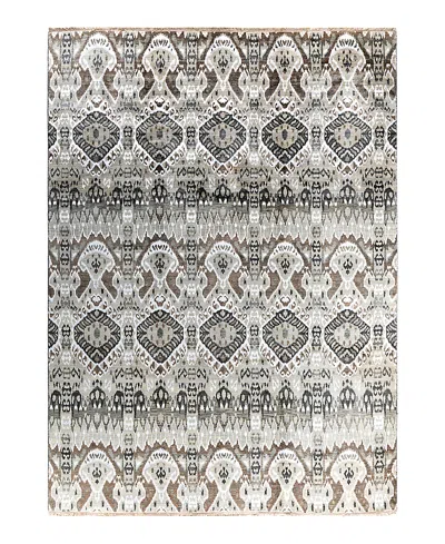Bloomingdale's Indo Ikat M6042 Area Rug, 8'10 X 12'1 In Brown