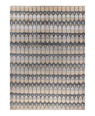 Bloomingdale's Indo Ikat M6042 Area Rug, 9' X 12' In Green