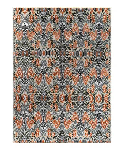 Bloomingdale's Indo Ikat M6054 Area Rug, 9'1 X 12'4 In Gray