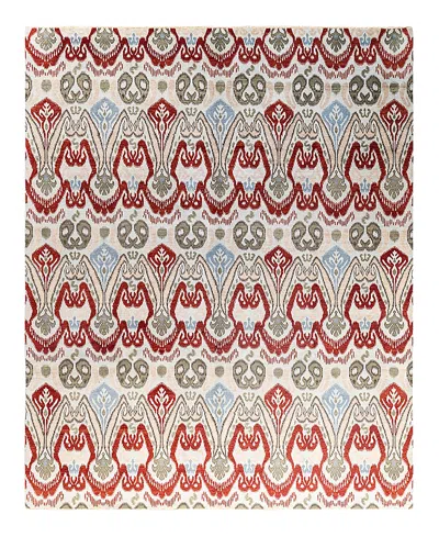 Bloomingdale's Indo Ikat M6061 Area Rug, 8'2 X 10'1 In Green