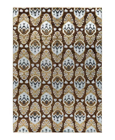 Bloomingdale's Indo Ikat M6133 Area Rug, 8'10 X 12'4 In Brown