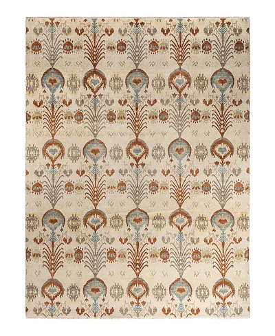 Bloomingdale's Indo Ikat M6137 Area Rug, 9'3 X 12'4 In Ivory