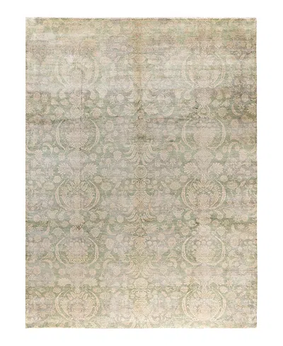 Bloomingdale's Indo Ikat M6143 Area Rug, 9'1 X 12'2 In Green