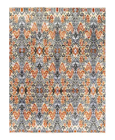 Bloomingdale's Indo Ikat M6166 Area Rug, 9' X 11'7 In Gray