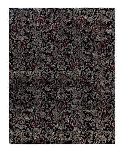 Bloomingdale's Indo Ikat M6169 Area Rug, 8'2 X 10'3 In Black