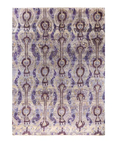 Bloomingdale's Indo Ikat M6178 Area Rug, 9' X 12'3 In Brown