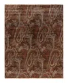 Bloomingdale's Indo Ikat M6191 Area Rug, 8'2 X 10'3 In Brown