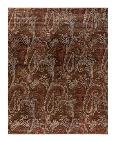 Bloomingdale's Indo Ikat M6191 Area Rug, 8'2 X 10'3 In Brown
