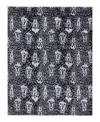 Bloomingdale's Indo Ikat M6223 Area Rug, 8'1 X 10'4 In Black