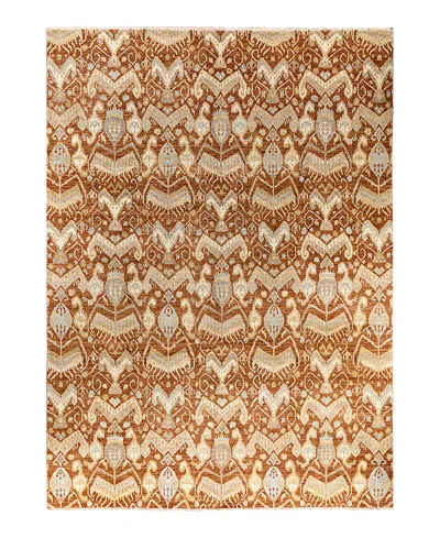 Bloomingdale's Indo Ikat M6242 Area Rug, 9' X 12'4 In Brown