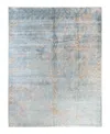 Bloomingdale's Indo Ikat M6262 Area Rug, 9'4 X 11'10 In Gray
