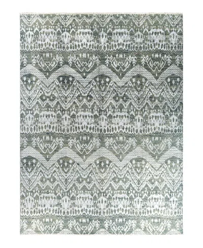 Bloomingdale's Indo Ikat M6264 Area Rug, 9' X 12'1 In Gray