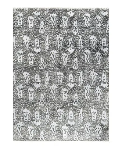 Bloomingdale's Indo Ikat M6297 Area Rug, 9'1 X 12'4 In Gray