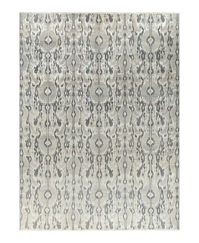 Bloomingdale's Indo Ikat M6377 Area Rug, 8'10 X 11'10 In Gray