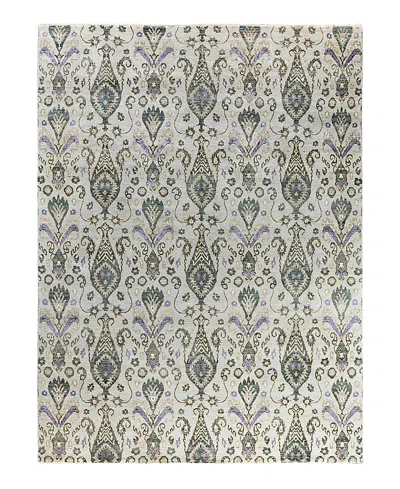 Bloomingdale's Indo Ikat M6406 Area Rug, 9' X 12'2 In Gray