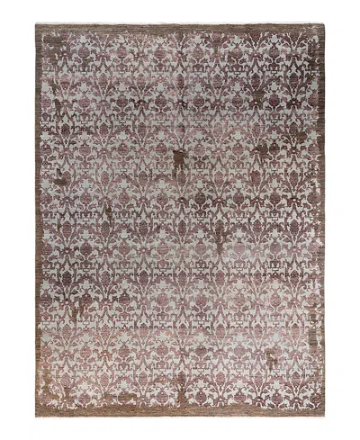 Bloomingdale's Indo Ikat M6483 Area Rug, 9'1 X 12'1 In Brown