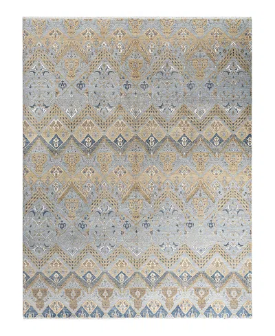Bloomingdale's Indo Ikat M6507 Area Rug, 9'1 X 11'10 In Gray