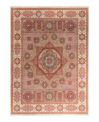 Bloomingdale's Indo Ikat M6547 Area Rug, 9'1 X 12'2 In White