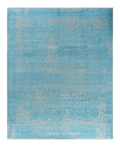 Bloomingdale's Indo Ikat M6973 Area Rug, 8'1 X 9'10 In Gray