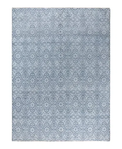 Bloomingdale's Indo Ikat M6979 Area Rug, 8'5 X 9'10 In Gray