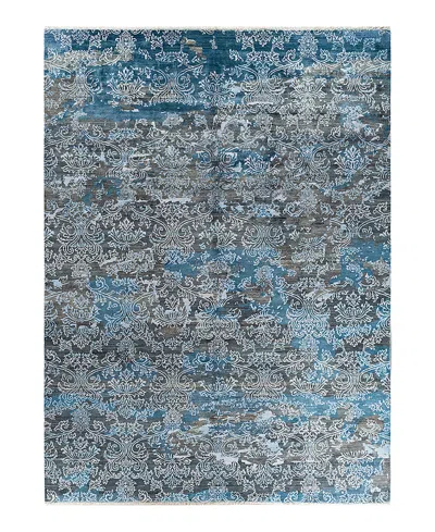 Bloomingdale's Indo Ikat M6981 Area Rug, 9' X 12'2 In Gray