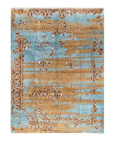 Bloomingdale's Indo Ikat M7002 Area Rug, 9' X 12'1 In Brown