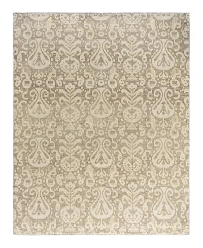 Bloomingdale's Indo Ikat M7052 Area Rug, 8'2 X 10'2 In Gray