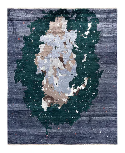 Bloomingdale's Indo Ikat M7079 Area Rug, 8' X 9'10 In Black