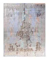 Bloomingdale's Indo Ikat M7101 Area Rug, 8'1 X 10'2 In Gray