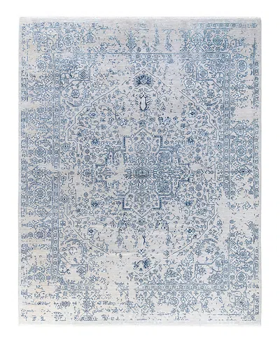 Bloomingdale's Indo Ikat M7103 Area Rug, 8'2 X 10'1 In Gray