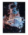 Bloomingdale's Indo Ikat M7131 Area Rug, 9'1 X 12'1 In Black