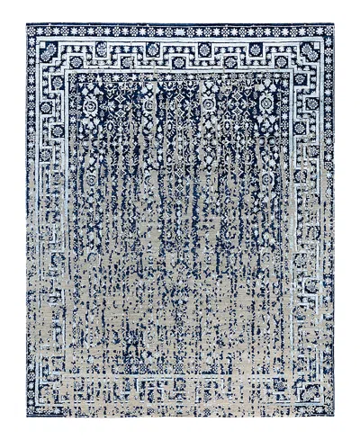 Bloomingdale's Indo Ikat M7182 Area Rug, 8' X 10'2 In Navy