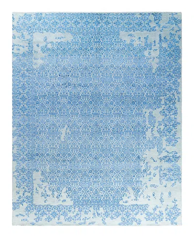 Bloomingdale's Indo Ikat M7214 Area Rug, 8' X 9'10 In Purple