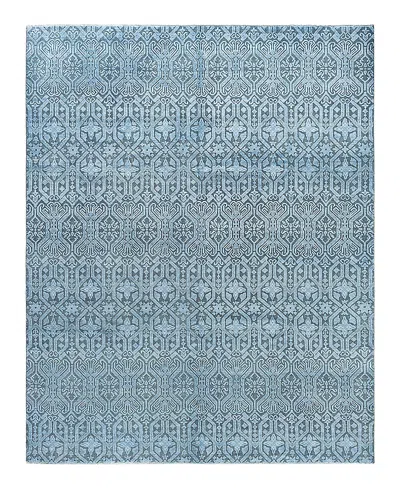 Bloomingdale's Indo Ikat M7226 Area Rug, 7'10 X 9'10 In Gray