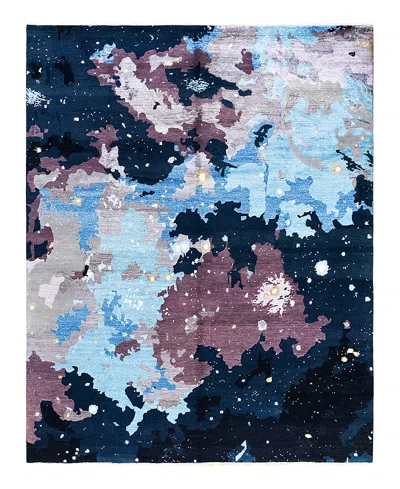 Bloomingdale's Indo Ikat M7251 Area Rug, 8'2 X 10'4 In Black