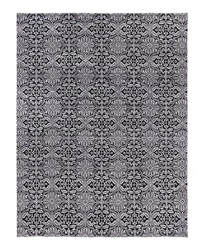 Bloomingdale's Indo Ikat M7258 Area Rug, 9'3 X 12'1 In Black