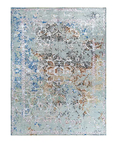 Bloomingdale's Indo Ikat M7271 Area Rug, 9'1 X 11'10 In Gray