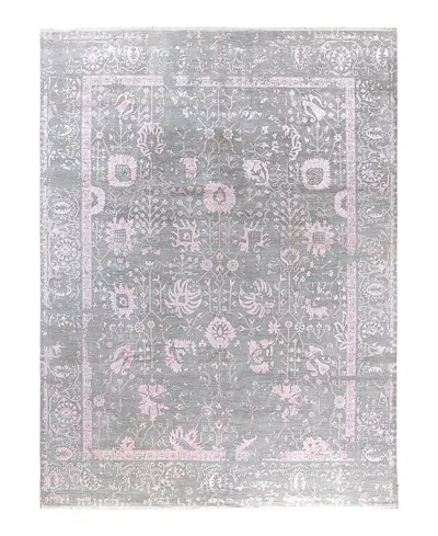 Bloomingdale's Indo Ikat M7274 Area Rug, 9'1 X 12'1 In Gray