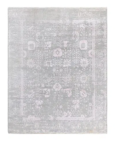 Bloomingdale's Indo Ikat M7347 Area Rug, 8'1 X 10'4 In Gray