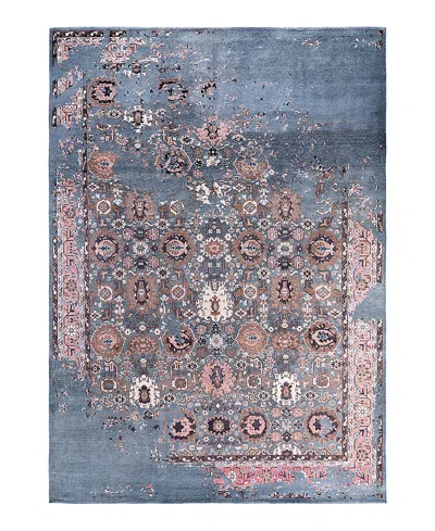 Bloomingdale's Indo Ikat M7369 Area Rug, 8'10 X 12'4 In Gray