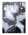 Bloomingdale's Indo Ikat M7369 Area Rug, 9'4 X 12'2 In Gray