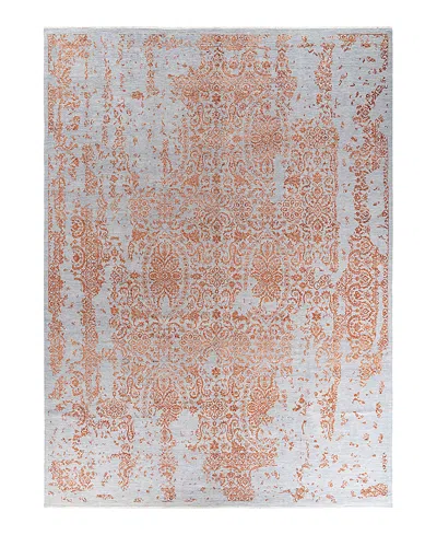 Bloomingdale's Indo Ikat M7617 Area Rug, 9'1 X 12'4 In Gray