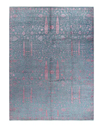 Bloomingdale's Indo Ikat M7649 Area Rug, 9'1 X 11'10 In Gray