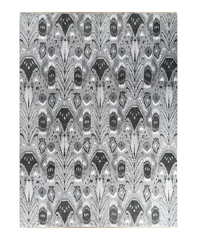 Bloomingdale's Indo Ikat M7772 Area Rug, 9' X 12'4 In Gray