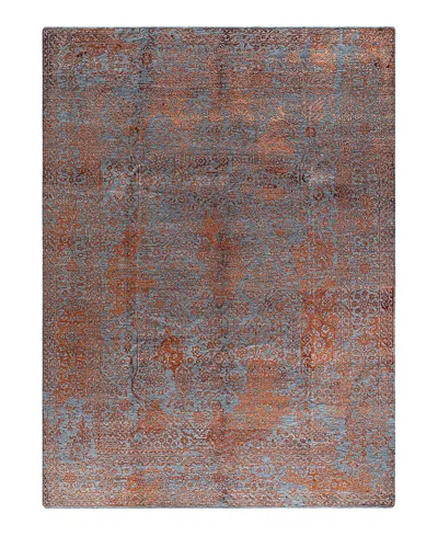 Bloomingdale's Indo Ikat M7774 Area Rug, 8'10 X 12'2 In Gray