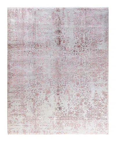 Bloomingdale's Indo Ikat M7781 Area Rug, 8'1 X 10'1 In Gray