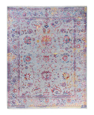 Bloomingdale's Indo Ikat M7781 Area Rug, 8'3 X 10'4 In Gray