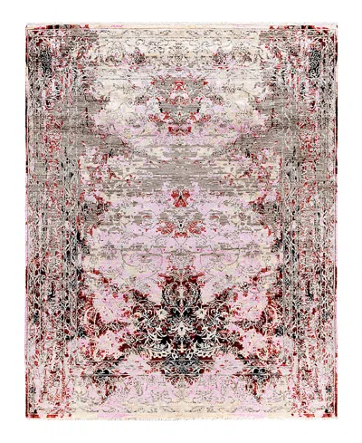 Bloomingdale's Indo Ikat M7902 Area Rug, 8'1 X 10'1 In Gray